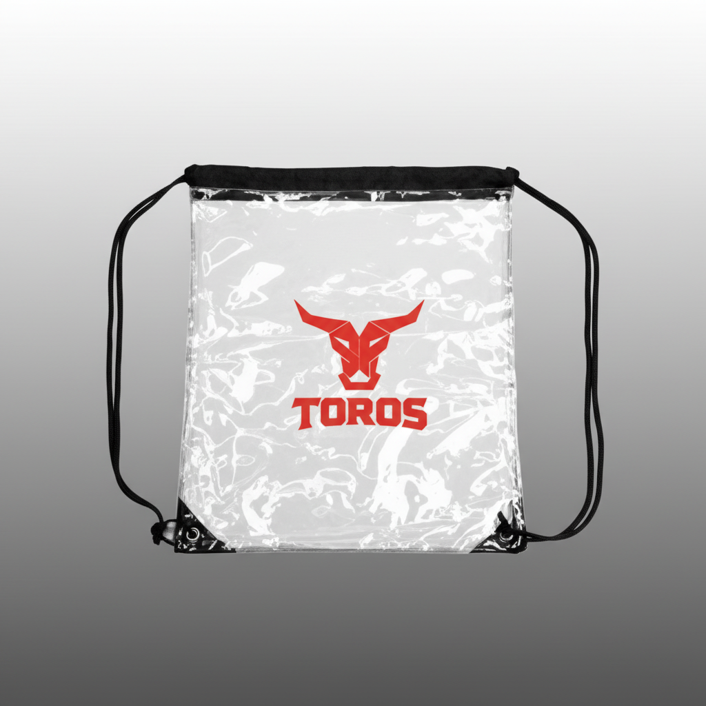 CLEAR DRAWSTRING BAG