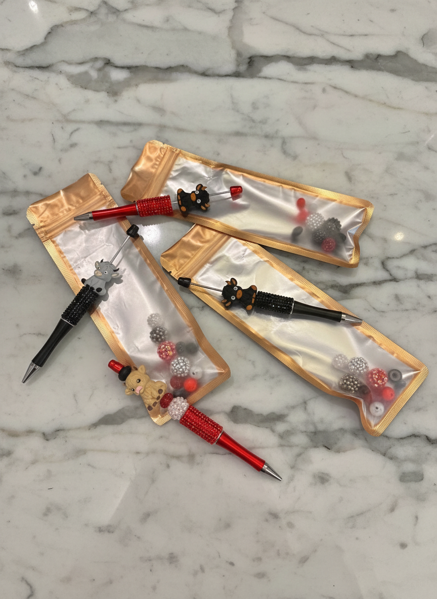 BULL CHARM 'MAKE A PEN' SET