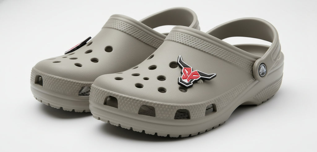 CROC & SHOELACE CHARMS - SET OF (2)