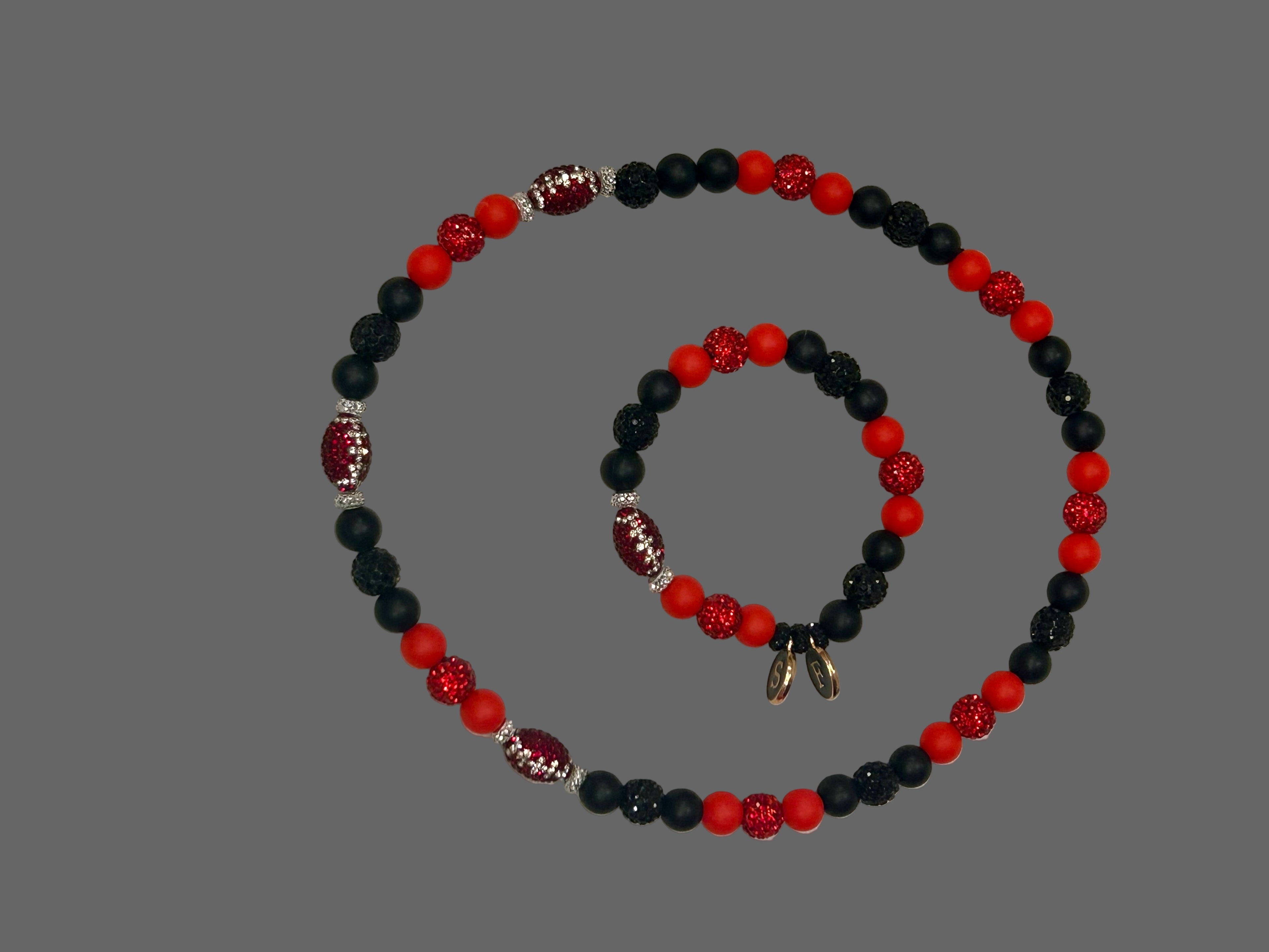 RHINESTONE FOOTBALL GAME DAY SPIRIT SET