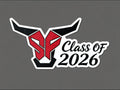 4"x3" CLASS OF 2026 TOROS STICKER