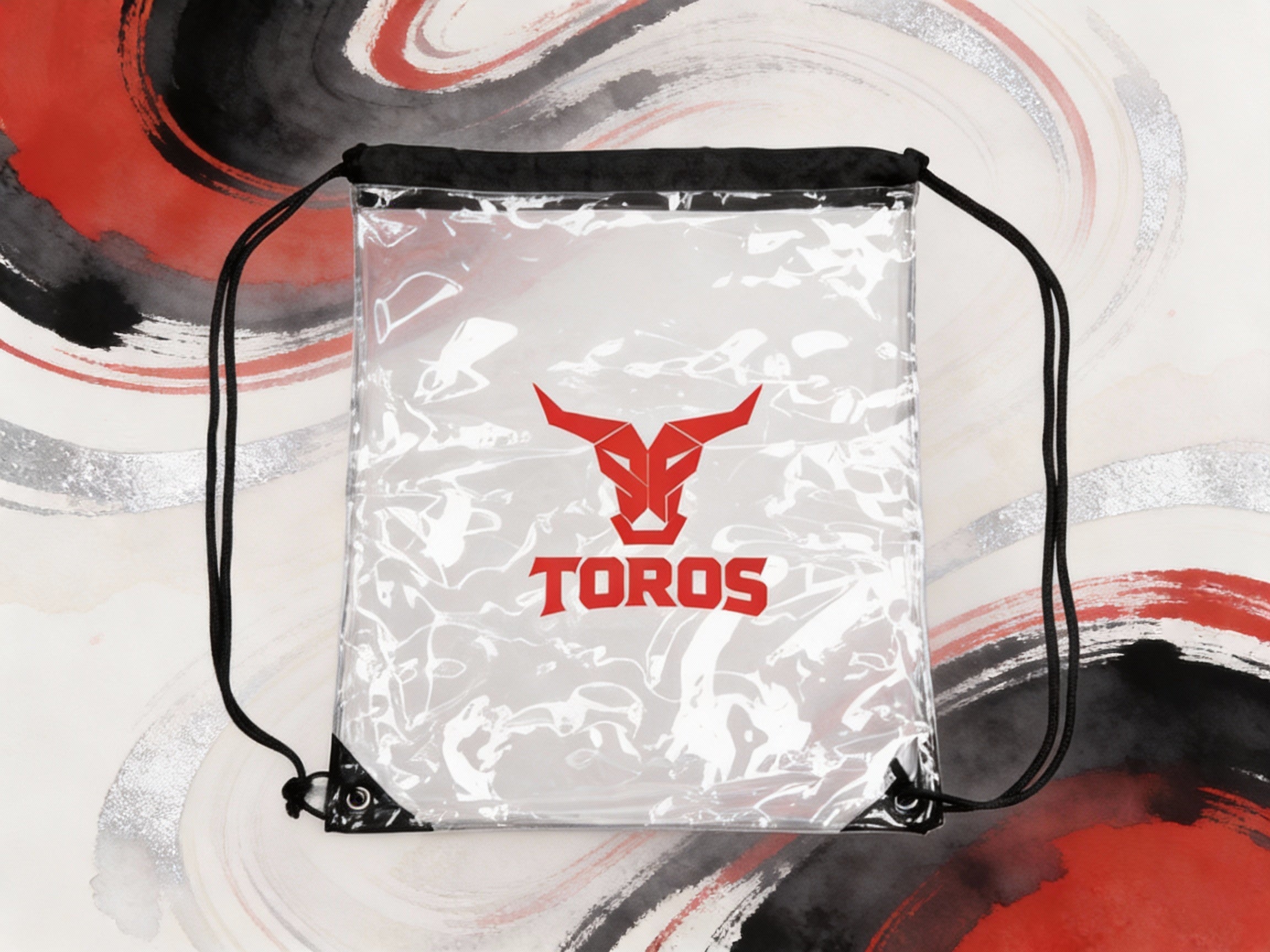 CLEAR DRAWSTRING BAG