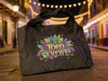 MARDI GRAS OVERSIZED GLITTER PARADE BAG