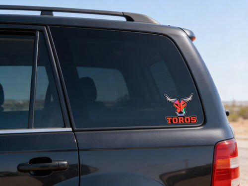 4"x4" HOLOGRAPHIC TOROS STICKER