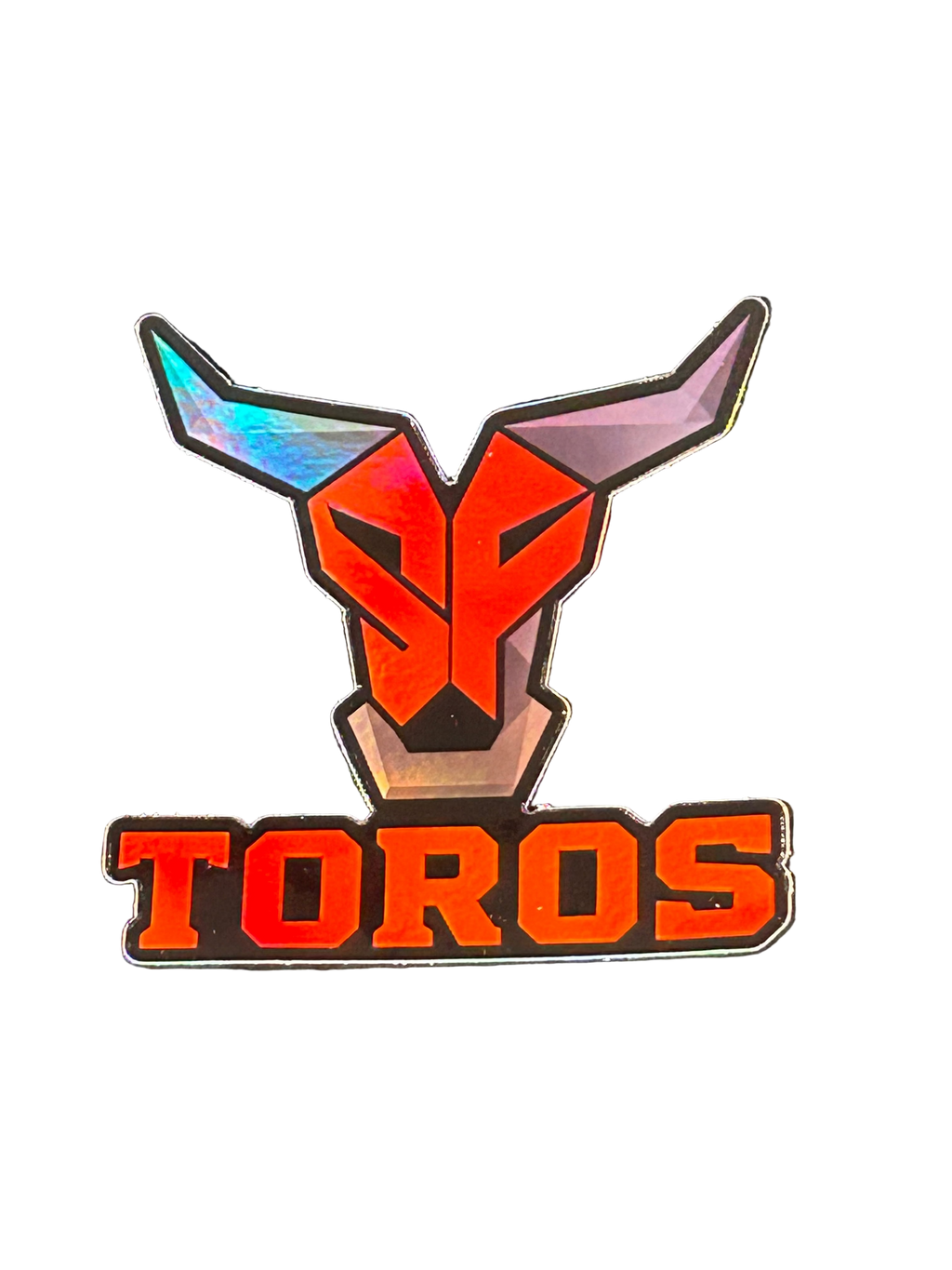 4"x4" HOLOGRAPHIC TOROS STICKER