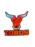 4"x4" HOLOGRAPHIC TOROS STICKER