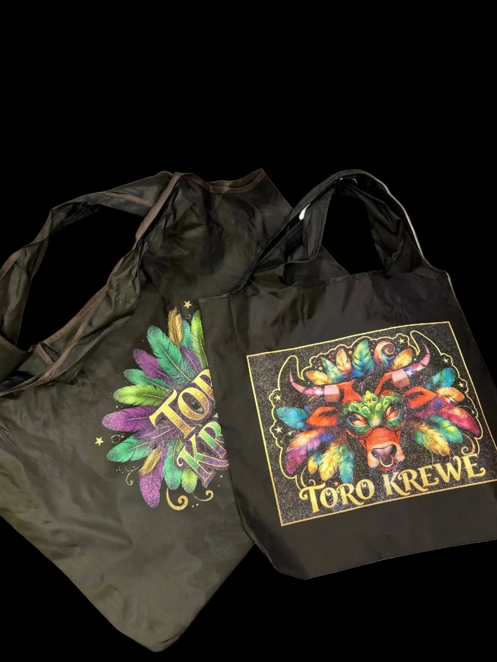 MARDI GRAS GLITTER PARADE BAG