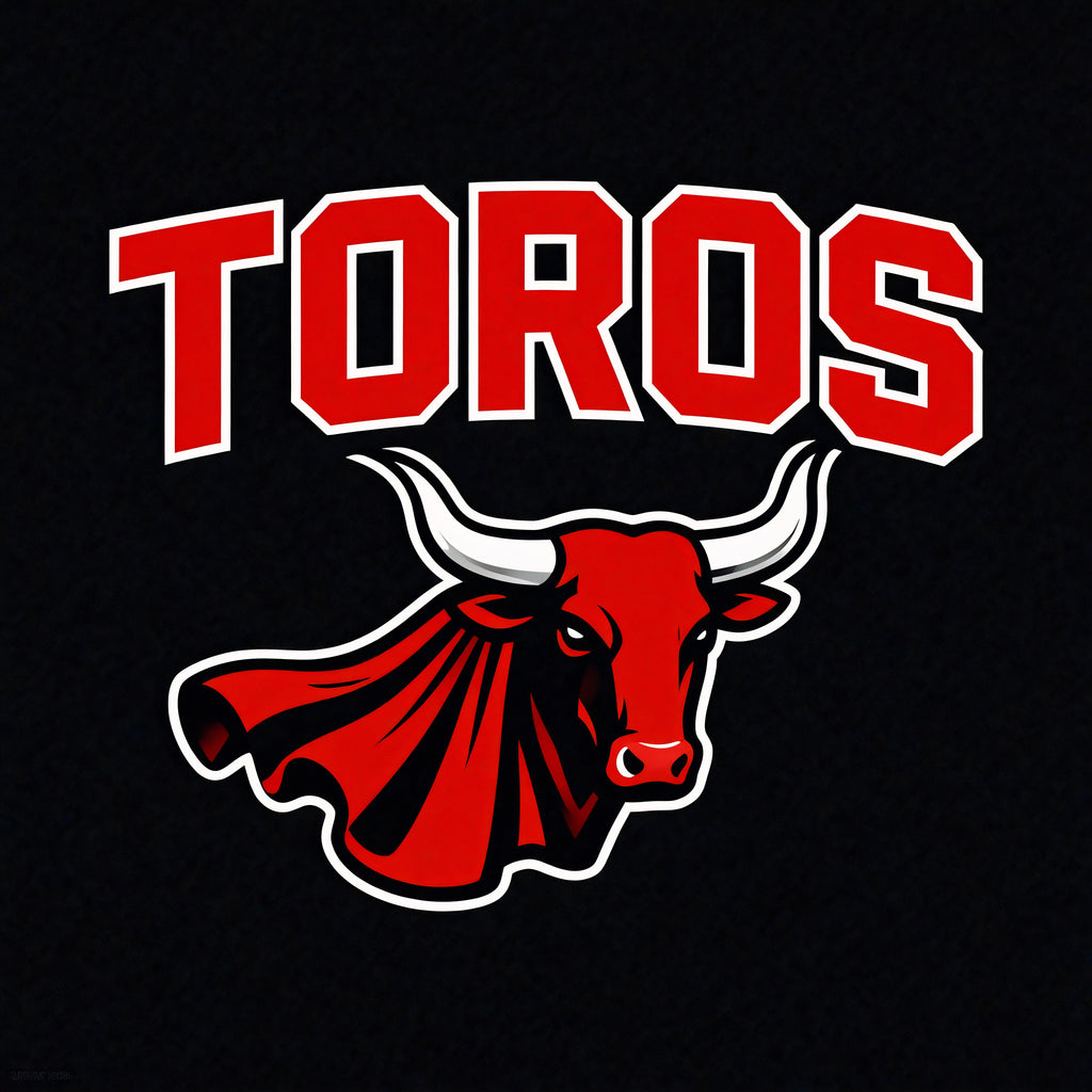 4"x3" RED BULL WITH CAPE TOROS STICKER