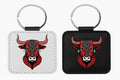 TRIBAL LADY BULL KEYCHAIN